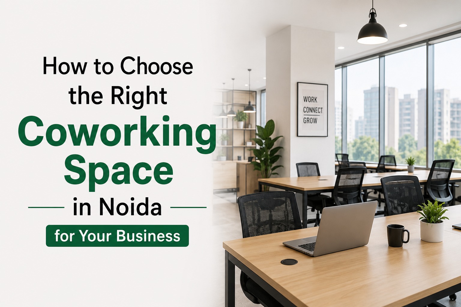 How to Choose the Right Coworking Space in Noida for Your Business